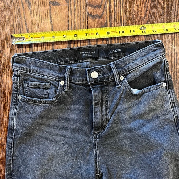 BANANA REPUBLIC GREY HIGH RISE JEANS - Picture 2 of 10